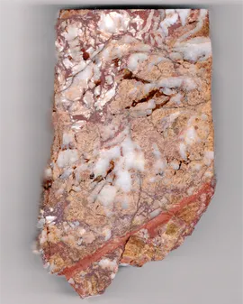 Stone with different quarts and minerals