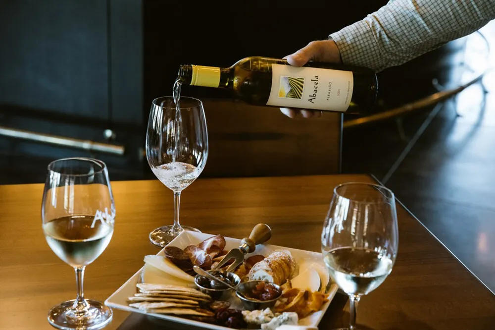 Food and Wine at Abacela tasting room