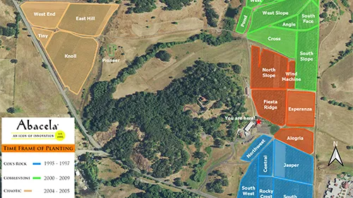 Abacela Fault Line Vineyards map thumbnail