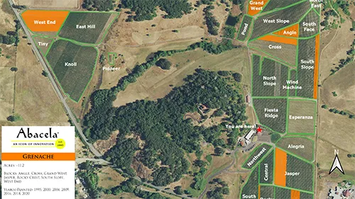 Abacela Grenache map thumbnail