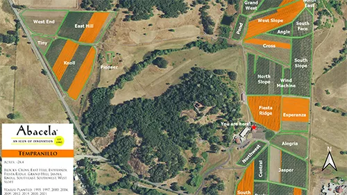 Abacela Tempranillo map thumbnail